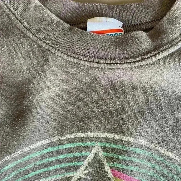 Women's Pink Floyd cropped sweatshirt‎ size small - Picture 4 of 8